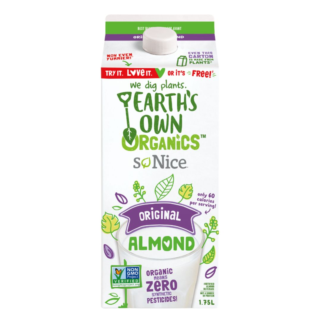 Earth's Own So Nice Almond Milk Original (1.75L) - Lifestyle Markets
