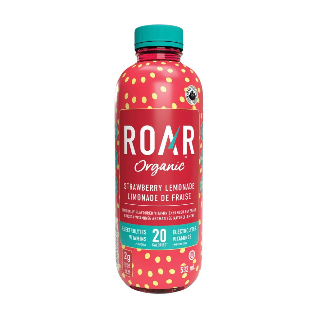 Roar Organic Hydration Drinks - Strawberry Lemonade (532ml)