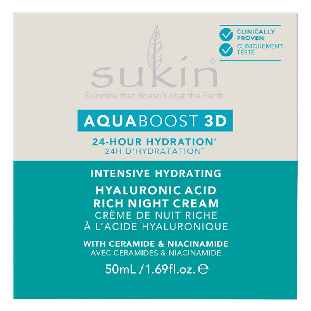 Sukin AquaBoost HLA Rich Night Cream (50ml) - Lifestyle Markets