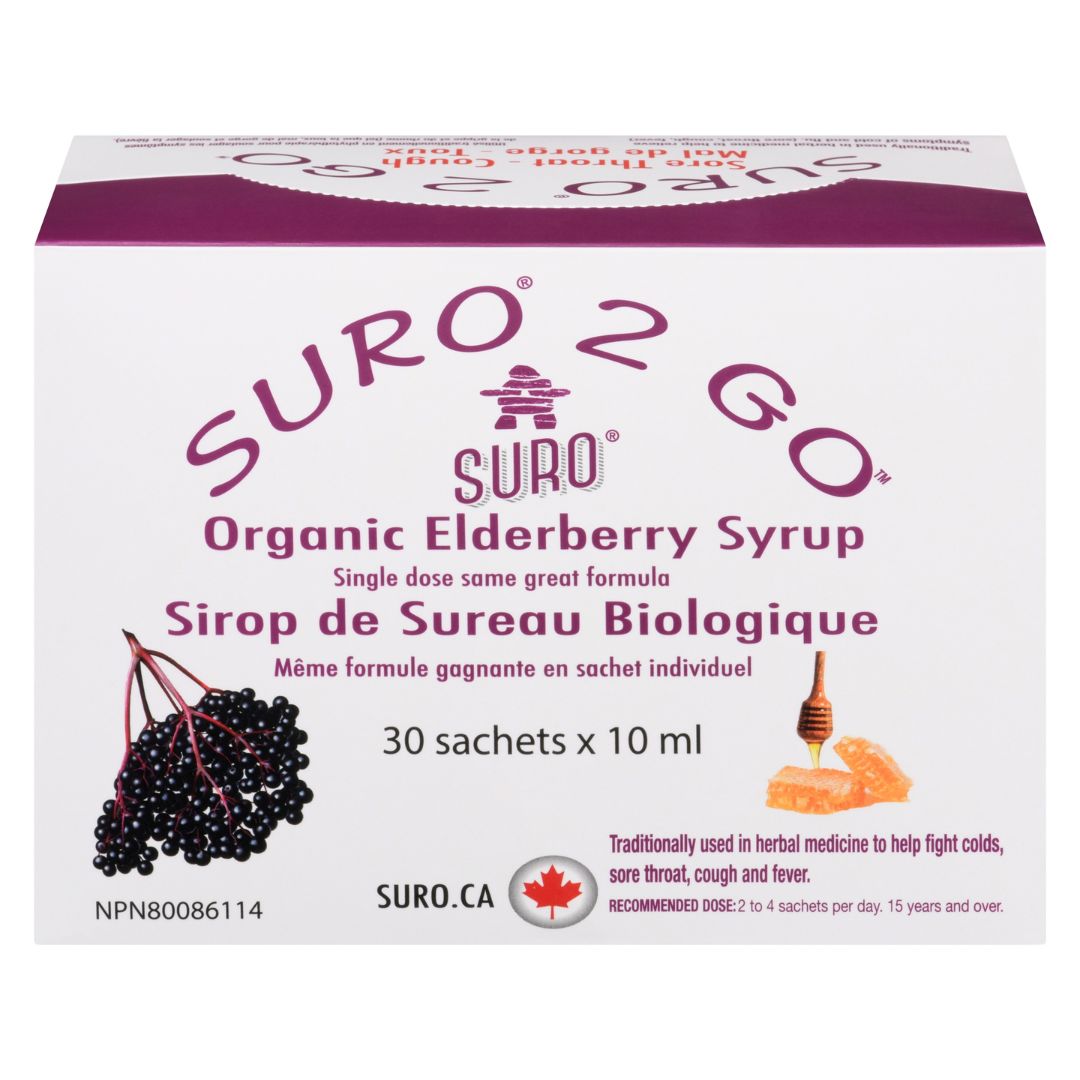 Suro Organic Elderberry Single Dose Syrup (20x10ml) - Lifestyle Markets