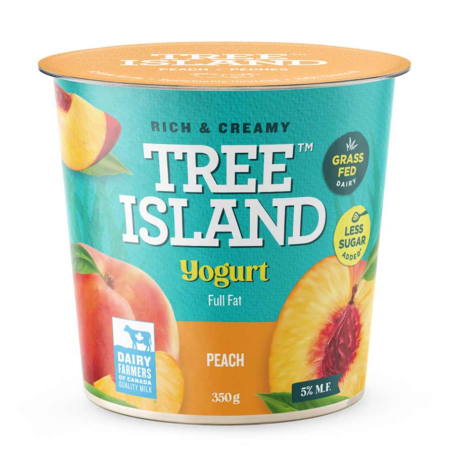 Tree Island Gourmet Yogurt - Okanagan Peach (350g)