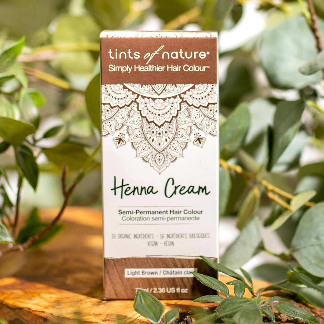 Tints of Nature Henna Cream - Light Brown (70ml) - Lifestyle Markets