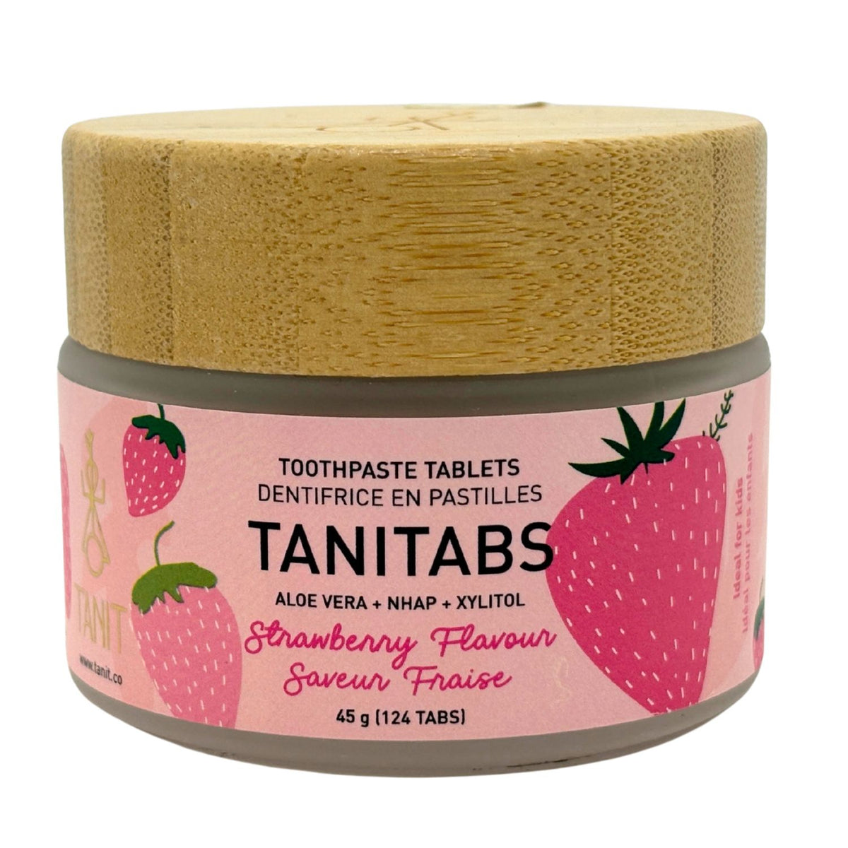 Tanitabs Toothpaste Tablets Strawberry Flavour (124 Tabs)