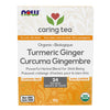 Now Caring Tea Organic Turmeric Ginger (24 Bags)