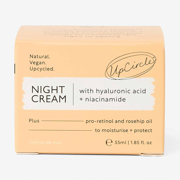 UpCircle night cream packaging on a white background