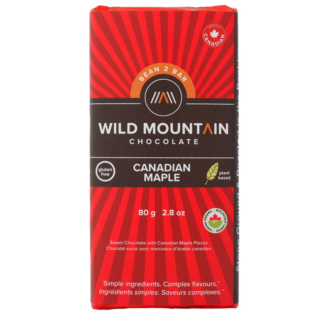 Wild Mountain Chocolate - Canadian Maple (80g)