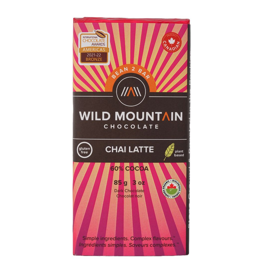 Wild Mountain Chocolate - 60% Cocoa Chai Latte (85g)