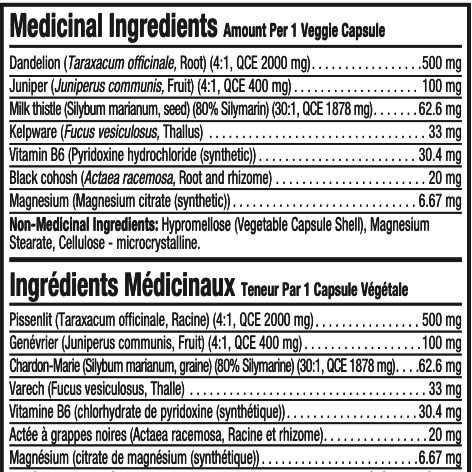 Aeryon Wellness Water B Gone (60 vcaps)