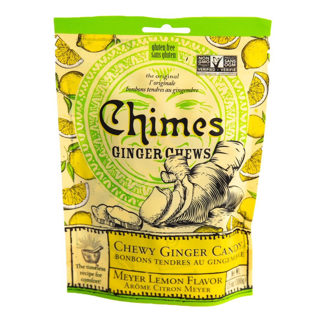 Chimes Ginger Chews - Lemon (100g)