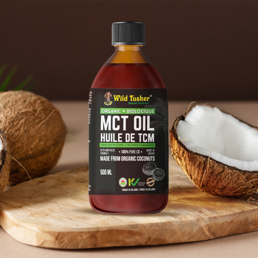 Wild Tusker Pure C8 Organic MCT Oil (500ml)