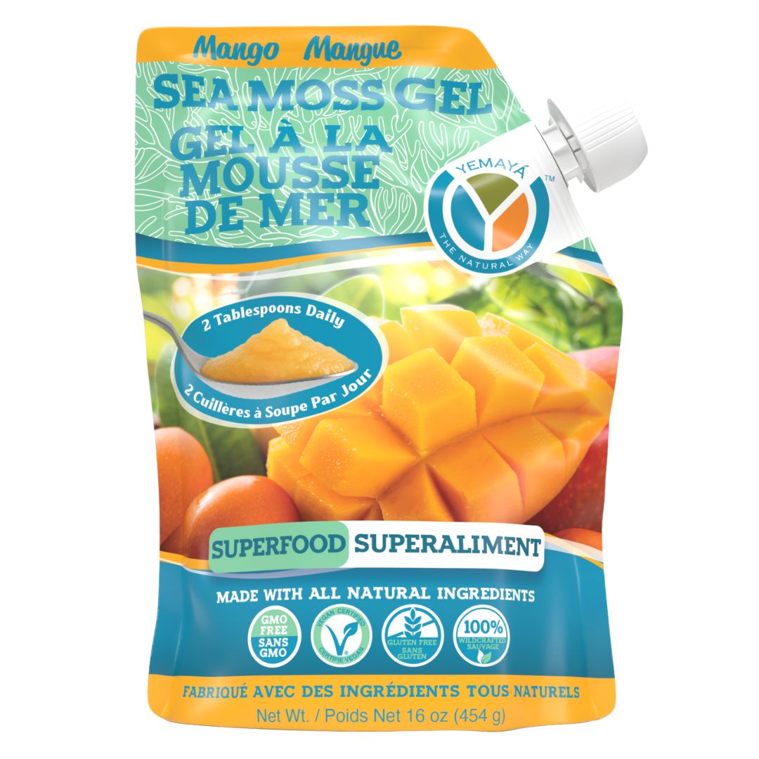 Yemaya Sea Moss Gel - Mango (473ml)