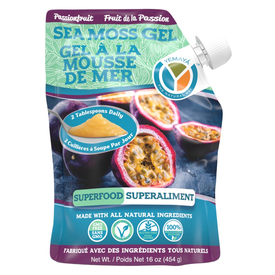 Yemaya Sea Moss Gel - Passionfruit (473ml)