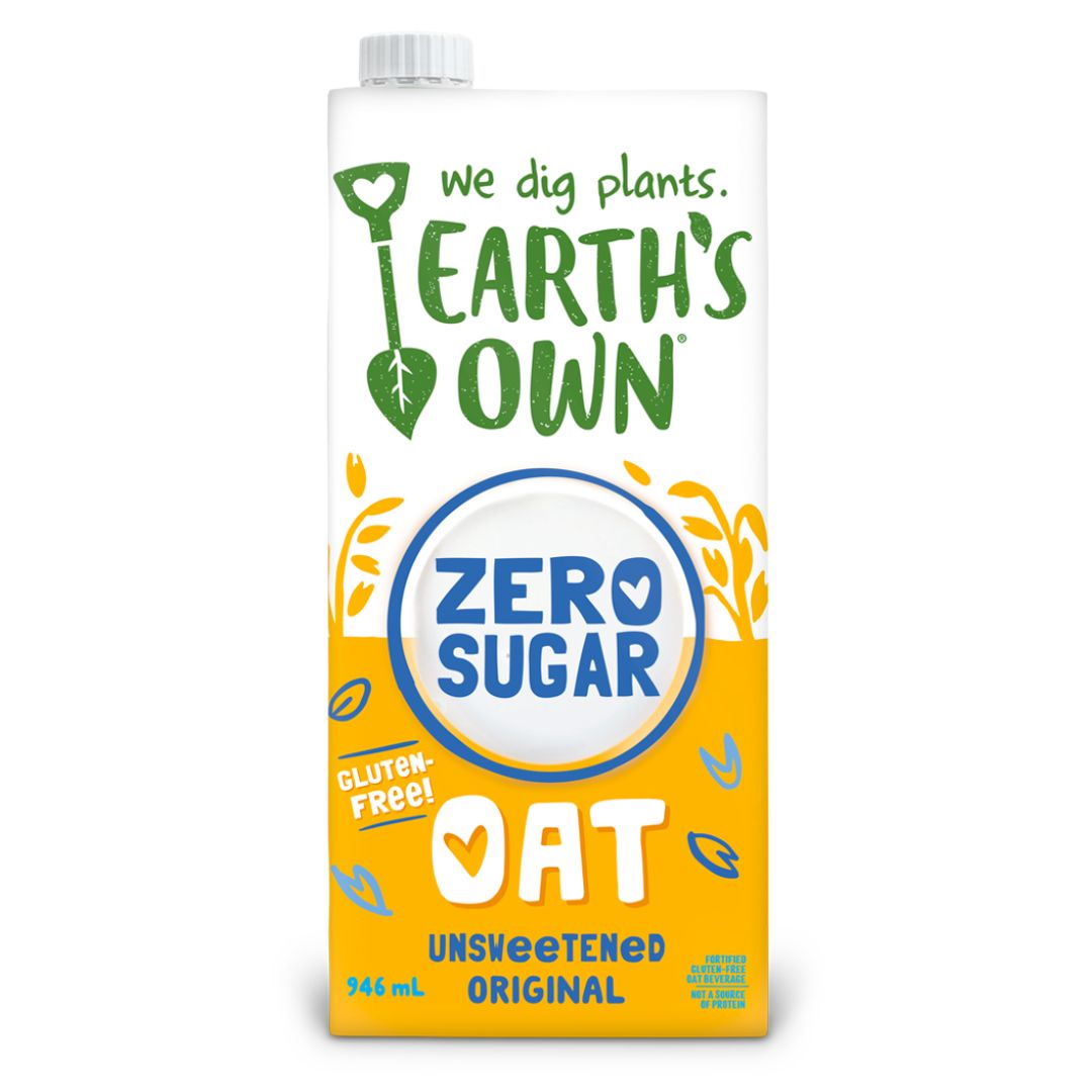 Earth's Own Oat Milk Zero Sugar Original (946ml) - Lifestyle Markets
