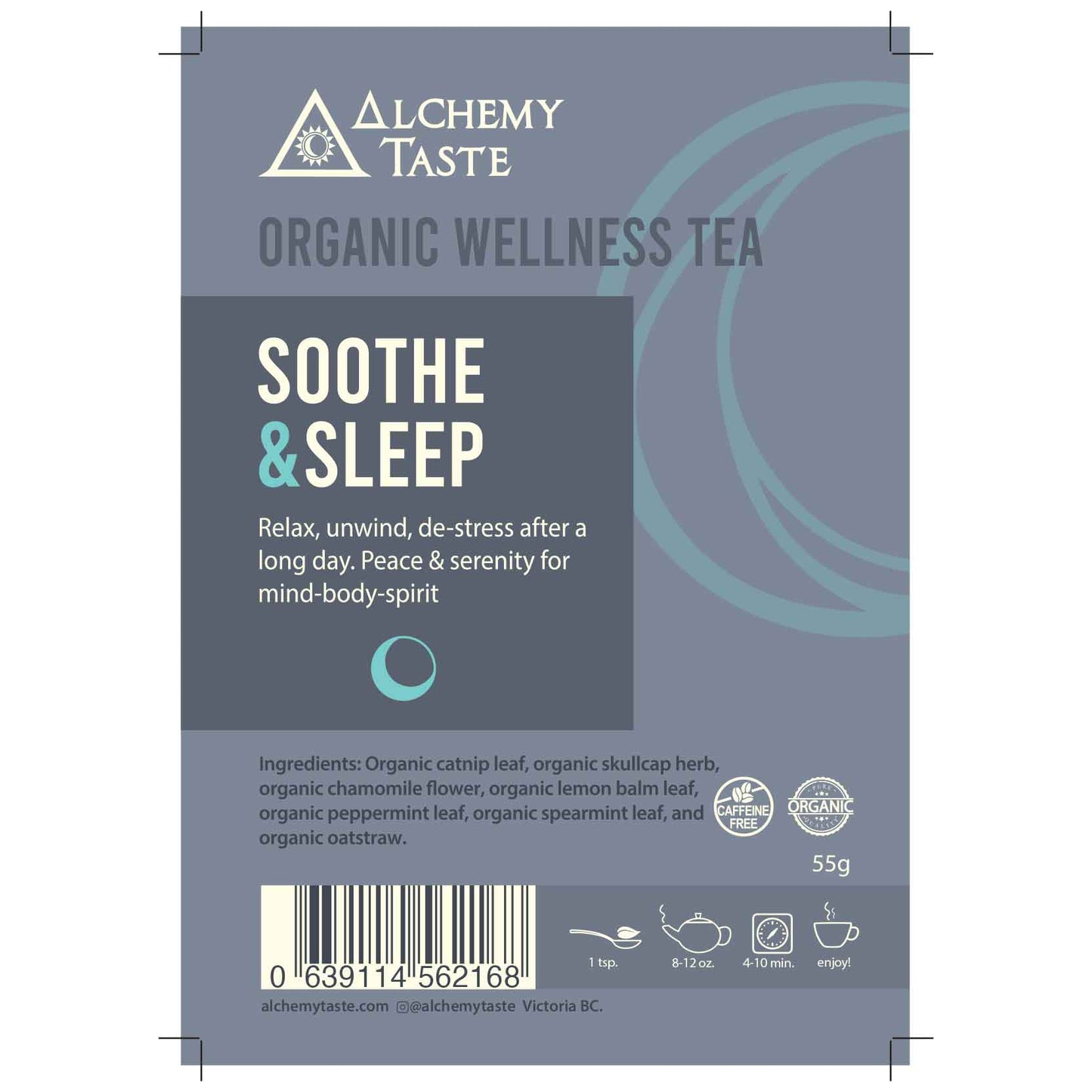 Alchemy Taste Soothe & Sleep Tea (55g)