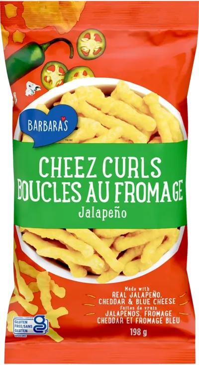 Barbara's Bakery Cheez Curls - Jalapeno (198g)
