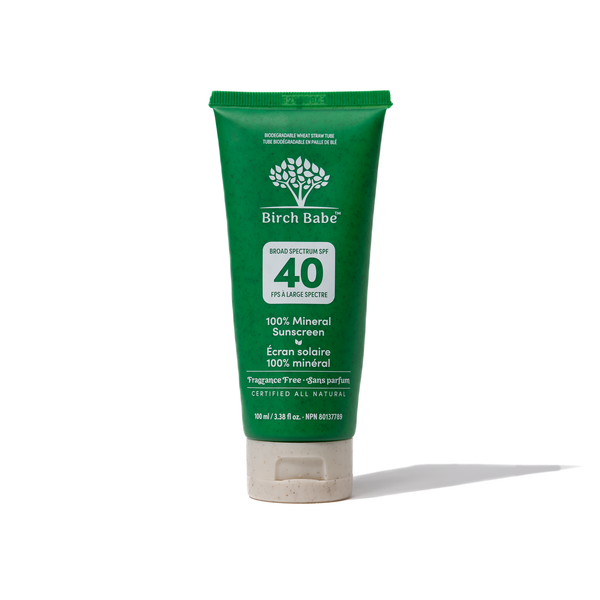 Birch Babe 100% Mineral Sunscreen Fragrance Free (100ml)