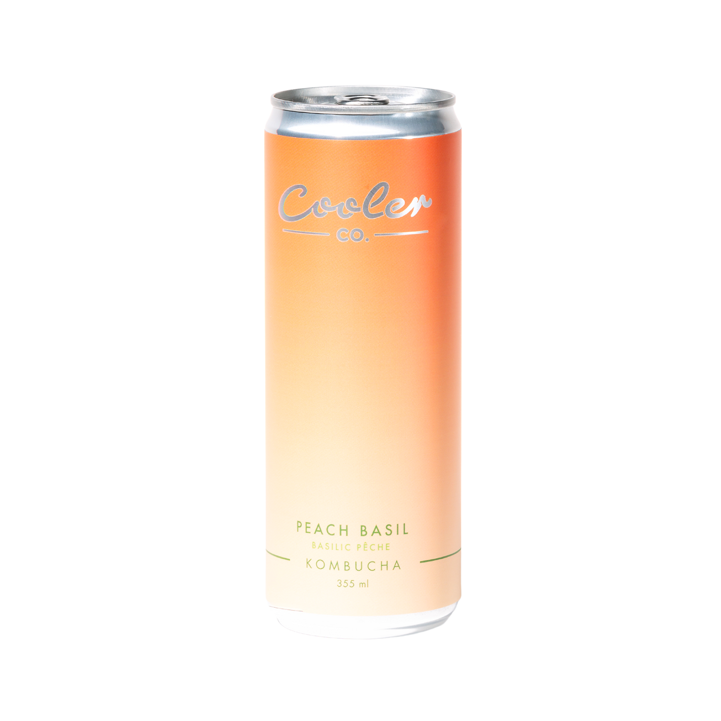 Cooler Co Kombucha - Peach Basil (355ml)