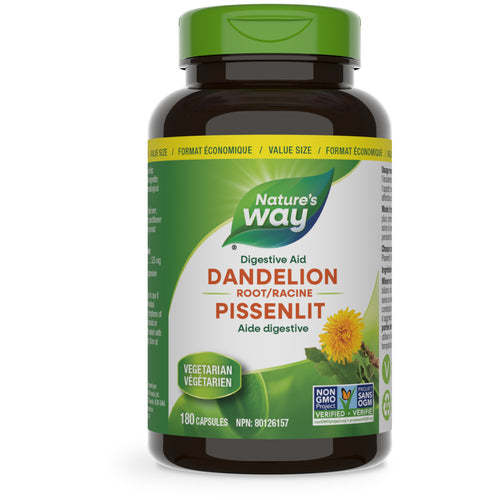 Nature's Way Dandelion Root (180 Capsules) - Lifestyle Markets