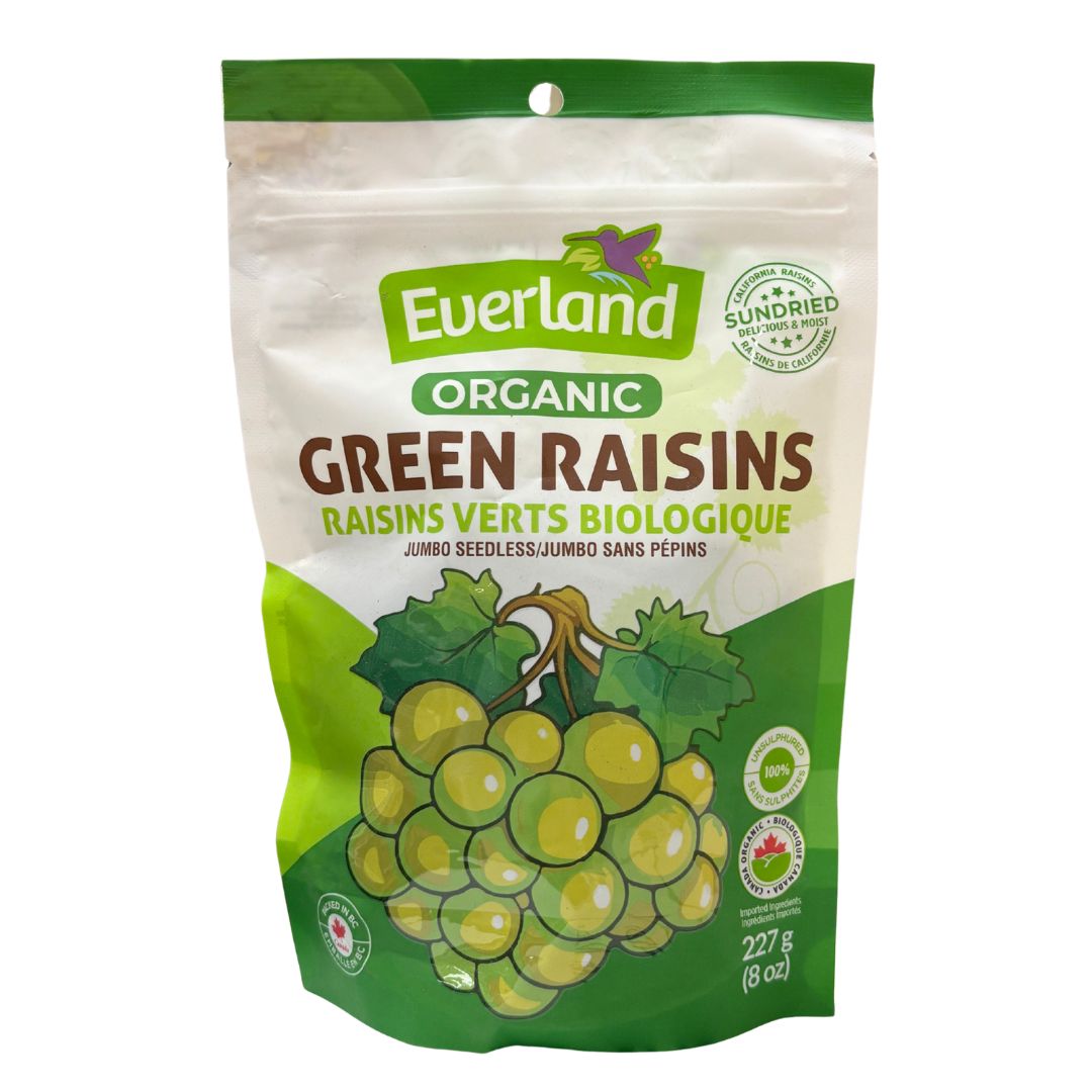 Everland Organic Green Raisins (227g)