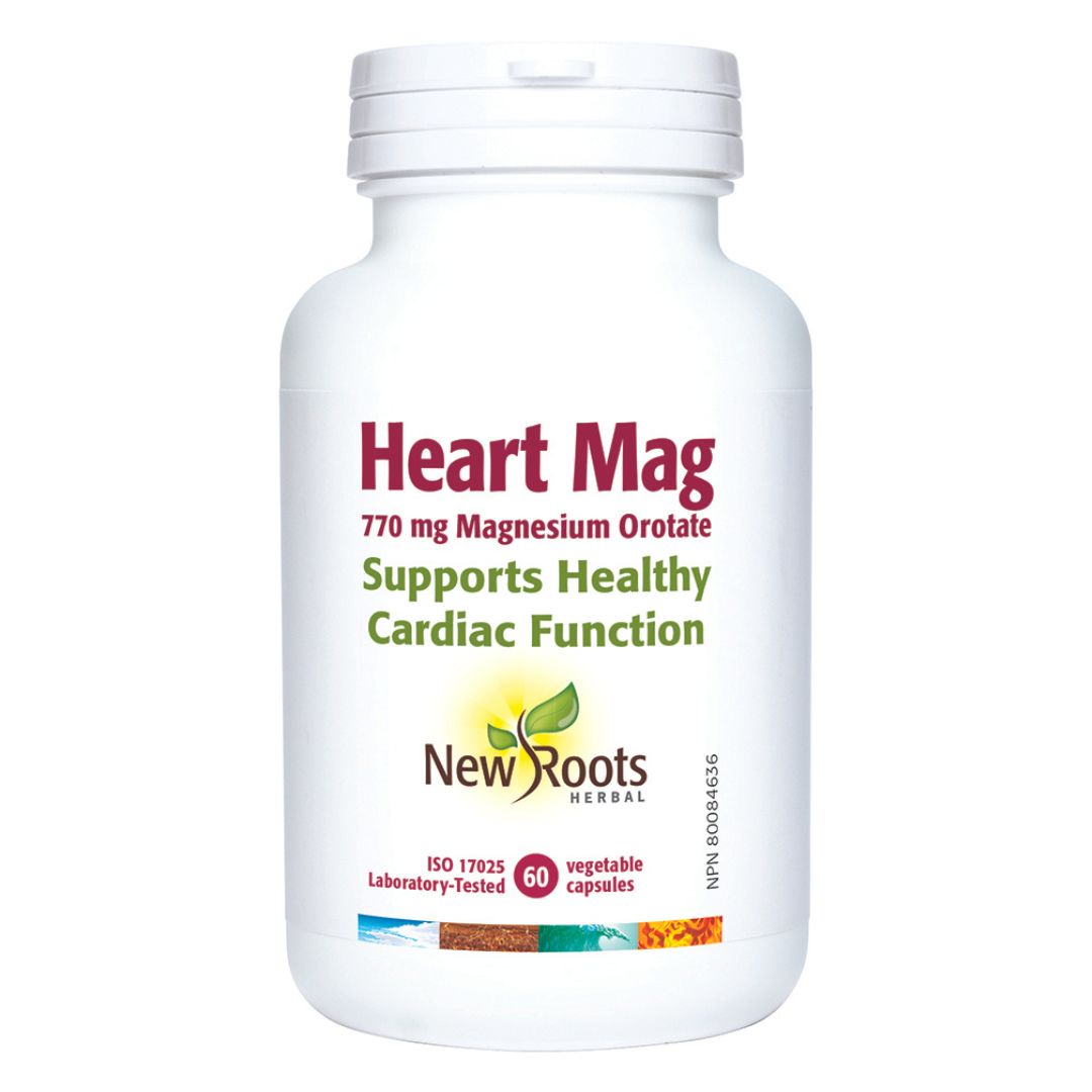 New Roots Heart Mag (60 VCaps) - Lifestyle Markets