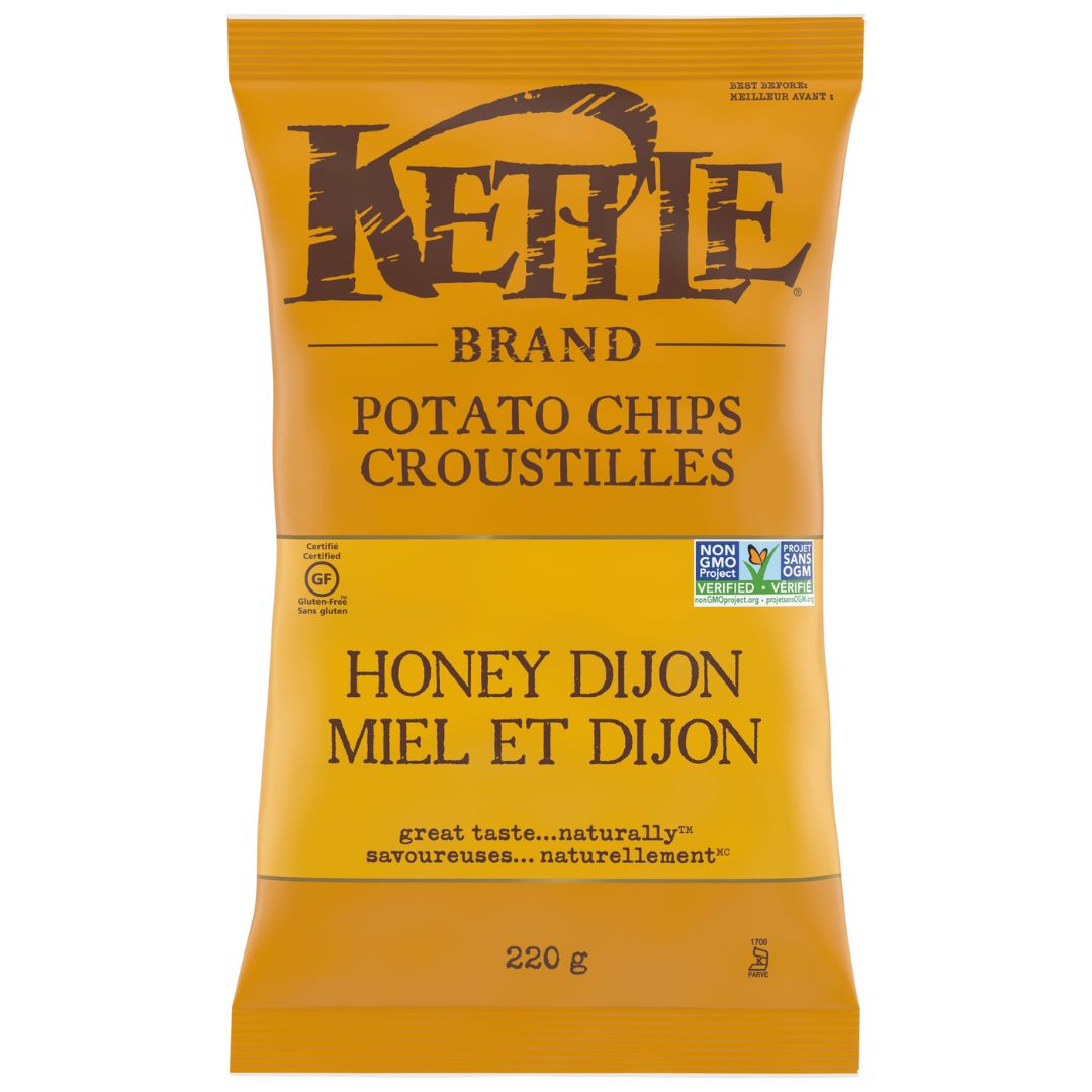 Kettle Honey Dijon Potato Chips (198g) - Lifestyle Markets