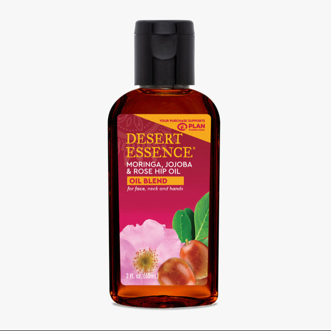 Desert Essence Moringa, Jojoba & Rose Hip Oil (60ml)
