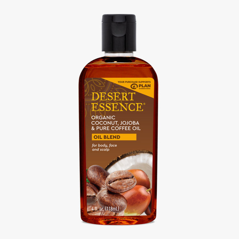 Desert Essence Organic Coconut, Jojoba & Pure Coffee Oil (118ml)