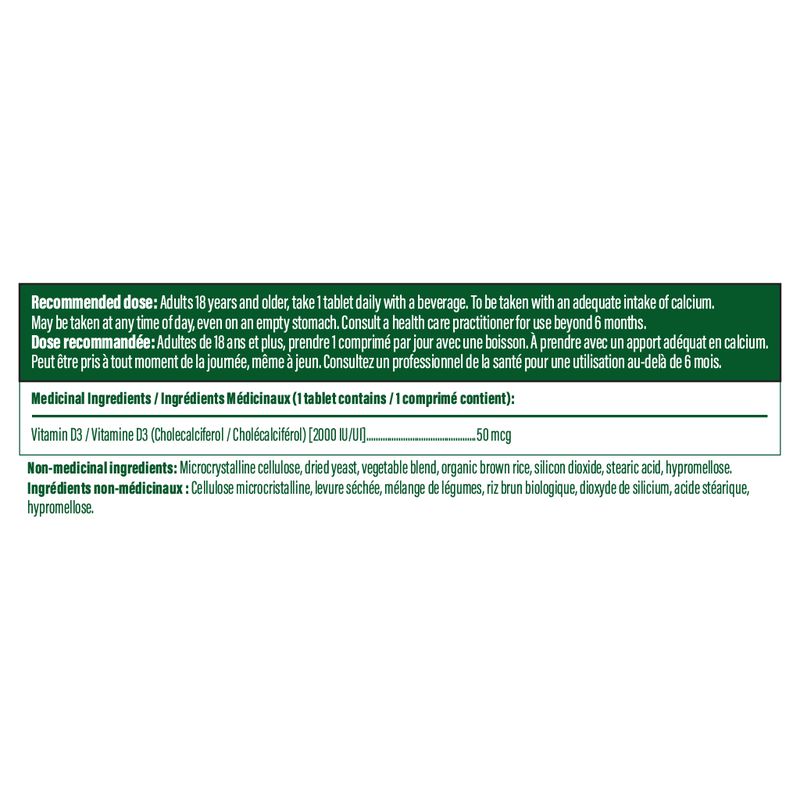 MegaFood Whole Food Vitamin D3 BONUS (72 Tablets)