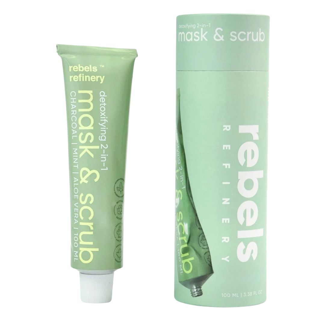 Rebels Refinery Detoxifying 2-In-1 Mask & Scrub (100ml)