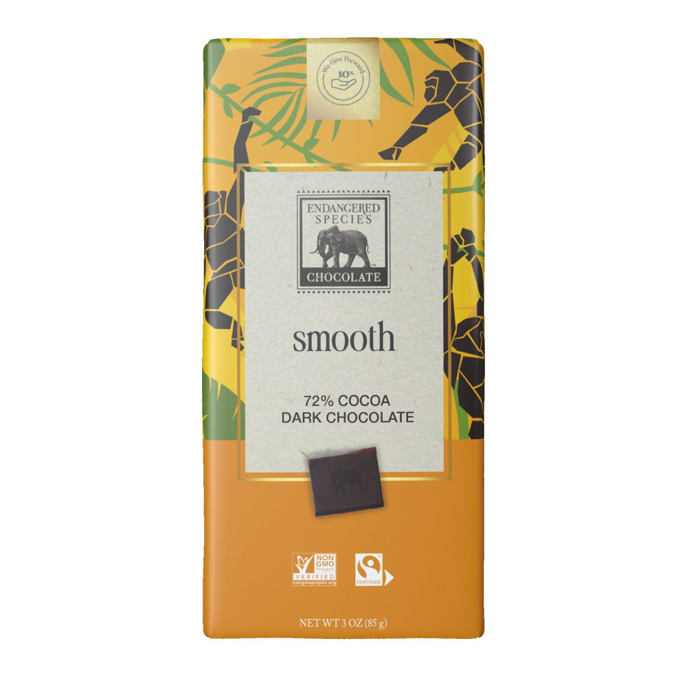Endangered Species Smooth 72% Cocoa (85g)