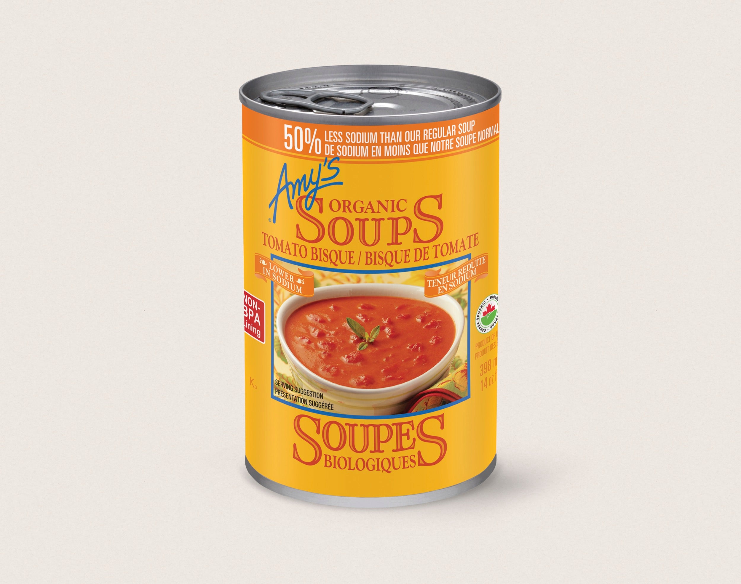 Amy's Kitchen Low Sodium Tomato Bisque Soup (398ml) - Lifestyle Markets