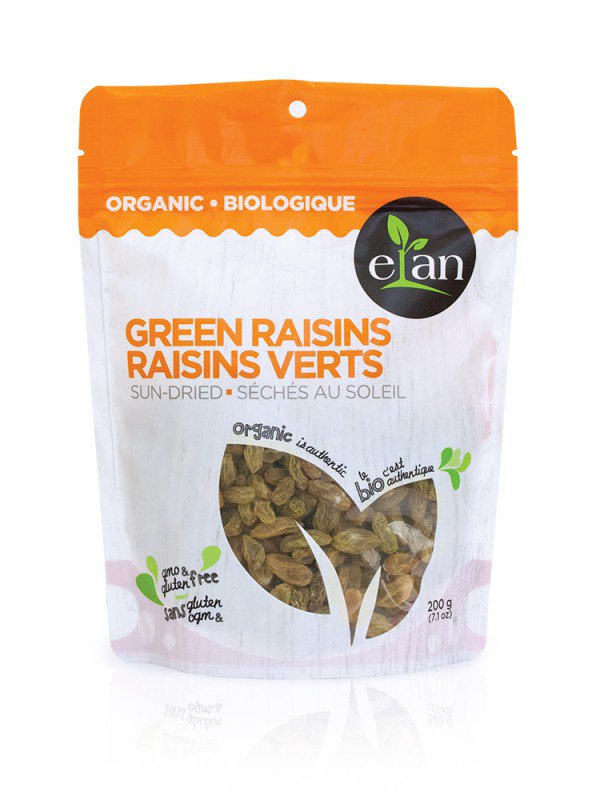 Elan Organic Green Raisins (200g) - Lifestyle Markets