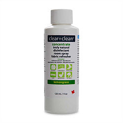 Clear+Clean Natural Disinfectant Concentrate - Lemongrass (120ml) - Lifestyle Markets