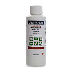 Clear+Clean Mold and Mildew Remover Concentrate - Scent Free (120ml) - Lifestyle Markets