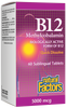 Natural Factors B-12 Methylcobalamin (5000Mcg) (60 Sublingual Tablets) - Lifestyle Markets