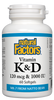 Natural Factors Vitamin K & D (60 SoftGels) - Lifestyle Markets
