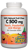 Natural Factors Vitamin C Chews - Peach/Passionfruit/Mango (180 Tabs) - Lifestyle Markets