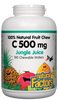 Natural Factors Natural Fruit Chew C (500mg) Jungle Juice (180 Chewables) - Lifestyle Markets