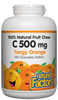 Natural Factors Vitamin C Chewables - Tangy Orange (180 Tabs) - Lifestyle Markets