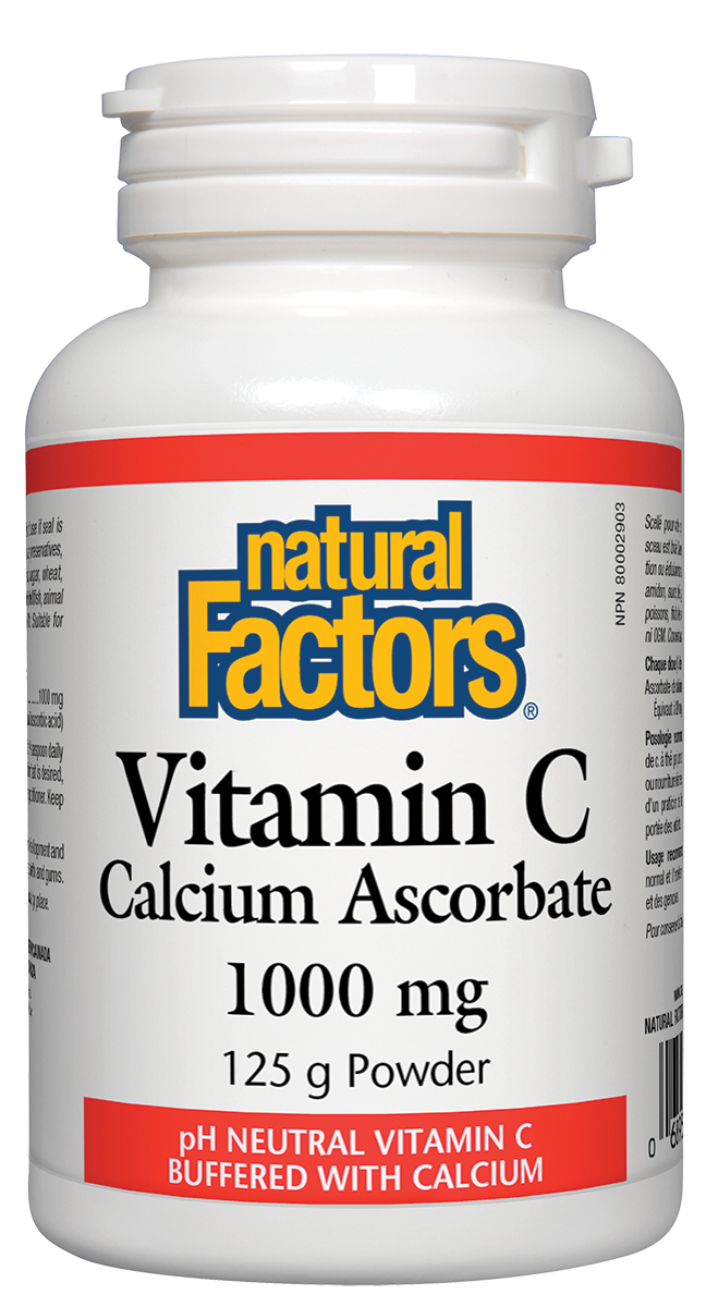 Natural Factors Calcium Ascorbate Powder (125g) - Lifestyle Markets