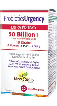 New Roots  Probiotics Urgency (22 VCaps) - Lifestyle Markets