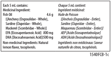 Carlson The Very Finest Fish Oil - Lemon (500ml) - Lifestyle Markets