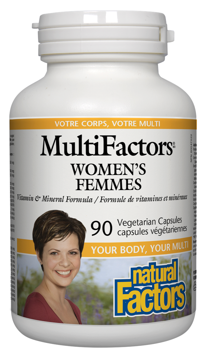 Natural Factors MultiFactors Women's (90 VCaps) - Lifestyle Markets