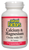 Natural Factors Calcium & Magnesium Citrate with D3 (90 Tablets) - Lifestyle Markets
