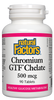 Natural Factors Chromium GTF Chelate (500mcg) (90 Tablets) - Lifestyle Markets