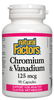 Natural Factors Chromium & Vanadium (125mcg) (90 Capsules) - Lifestyle Markets