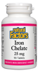 Natural Factors Iron Chelate (25mg) (90 Tablets) - Lifestyle Markets