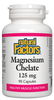Natural Factors Magnesium Chelate (125mg) (90 Tablets) - Lifestyle Markets