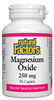 Natural Factors Magnesium Oxide (250mg) (90 Caplets) - Lifestyle Markets