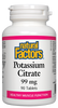 Natural Factors Potassium Citrate (99mg) (90 Tablets) - Lifestyle Markets